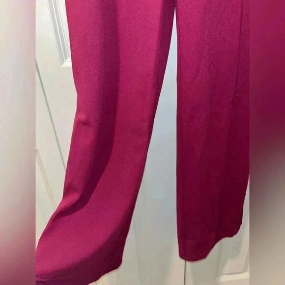 Crystal Sky Elegant‎ Burgundy Maxi Dress V-Neck Formal Evening Gown E56 - Picture 5 of 5